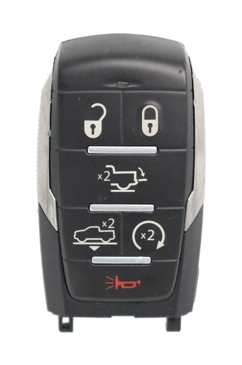 Unrefurbished OEM Dodge OHT-4882056 6 Button Key Fob - Grade C