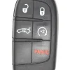 Unrefurbished OEM Dodge SRT M3N-40821302 5 Button Key Fob w/ Remote Start - Grade C