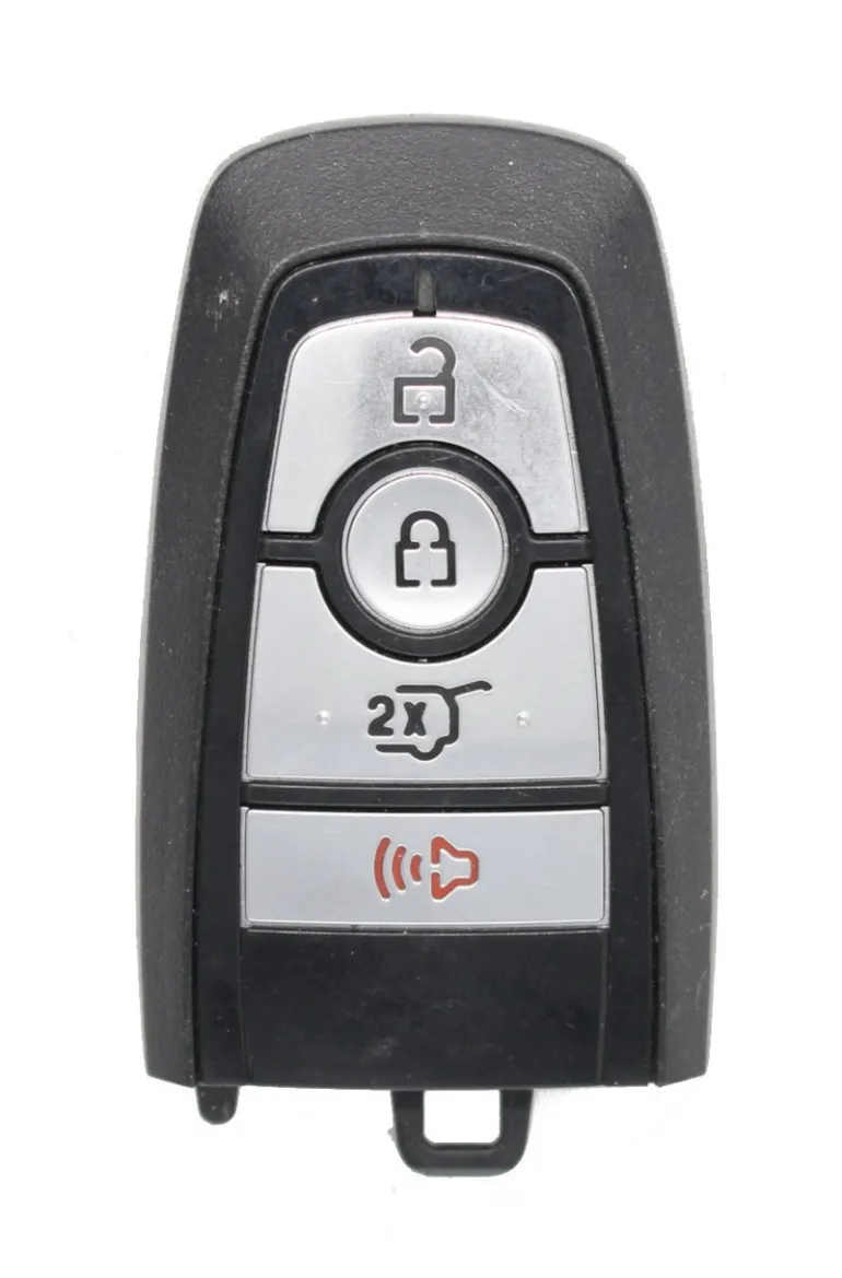 Unrefurbished OEM Ford JL1T-15K601-AB | JL1T-15K601-AC 4 Button Key Fob - Grade A