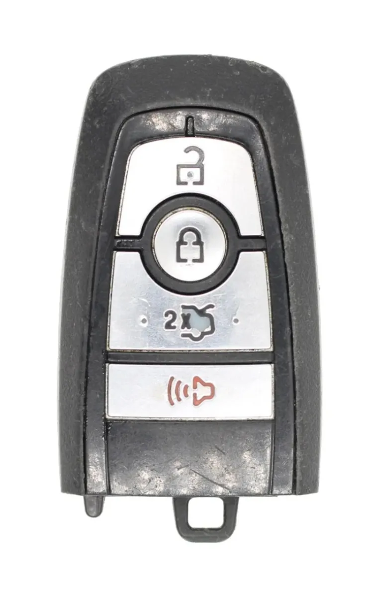 Unrefurbished OEM Ford JR3T-15K601-AB JR3T-15K601-AD M3N-A2C931426 4 Button Key Fob - Grade C