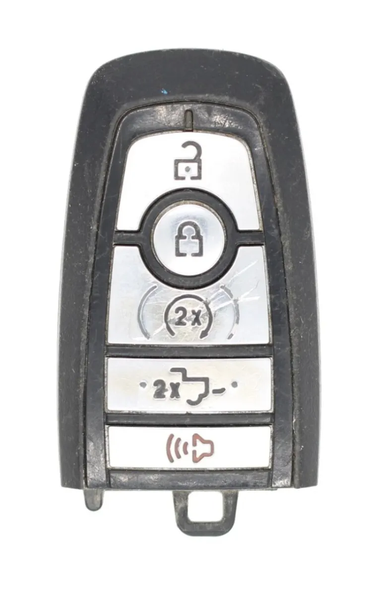 Unrefurbished OEM Ford M3N-A2C93142600 5 Button Key Fob w/ Remote Start - Grade C