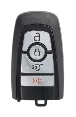 Unrefurbished OEM Ford PL1T-15K601-FA M3N-A3C108397 4 Button Key Fob - Grade A