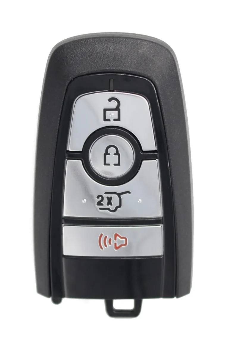 Unrefurbished OEM Ford PL1T-15K601-FA M3N-A3C108397 4 Button Key Fob - Grade A
