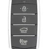 Unrefurbished OEM Genesis 95440-D2000NNB SY5HIFGE04 4 Button Key Fob - Grade A