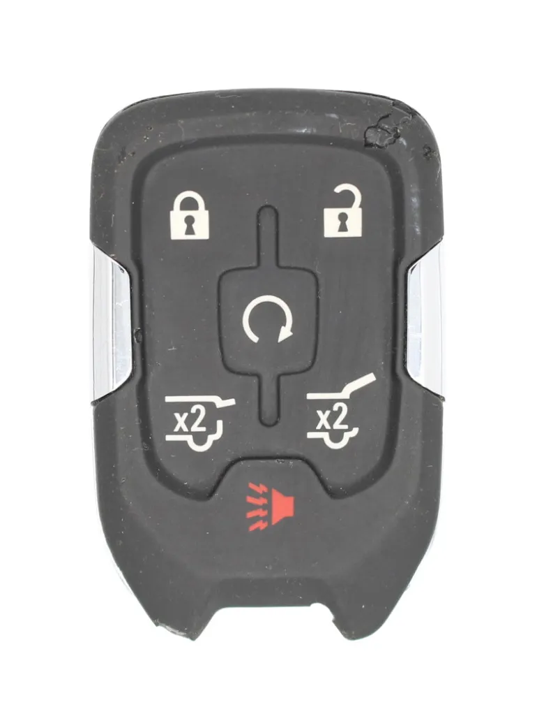 Unrefurbished OEM GMC HYQ1AA 6 Button Key Fob - Grade C