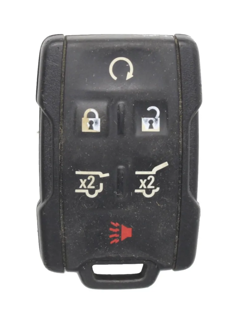 Unrefurbished OEM GMC M3N-32337100 6 Button Key Fob - Grade C