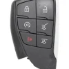 Unrefurbished OEM GMC YG0G21TB2 HUFGM2718 6 Button Key Fob - Grade C