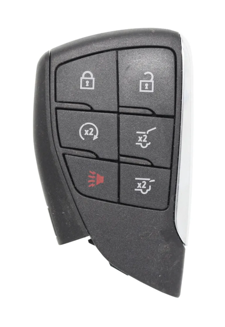 Unrefurbished OEM GMC YG0G21TB2 HUFGM2718 6 Button Key Fob - Grade C
