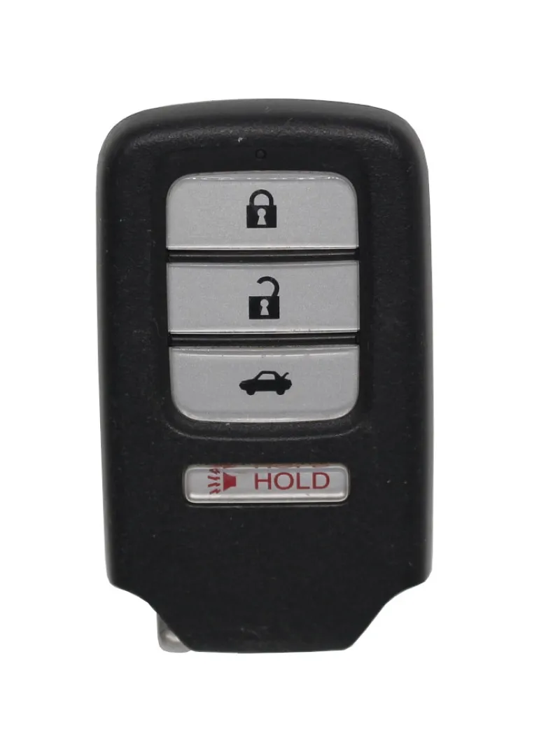 Unrefurbished OEM Honda ACJ932HK1310A Driver 1 4 Button Key Fob - Grade C