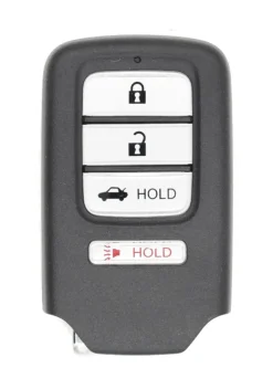 Unrefurbished OEM Honda CWTWB1G0090 Driver 1 4 Button Key Fob - Grade A