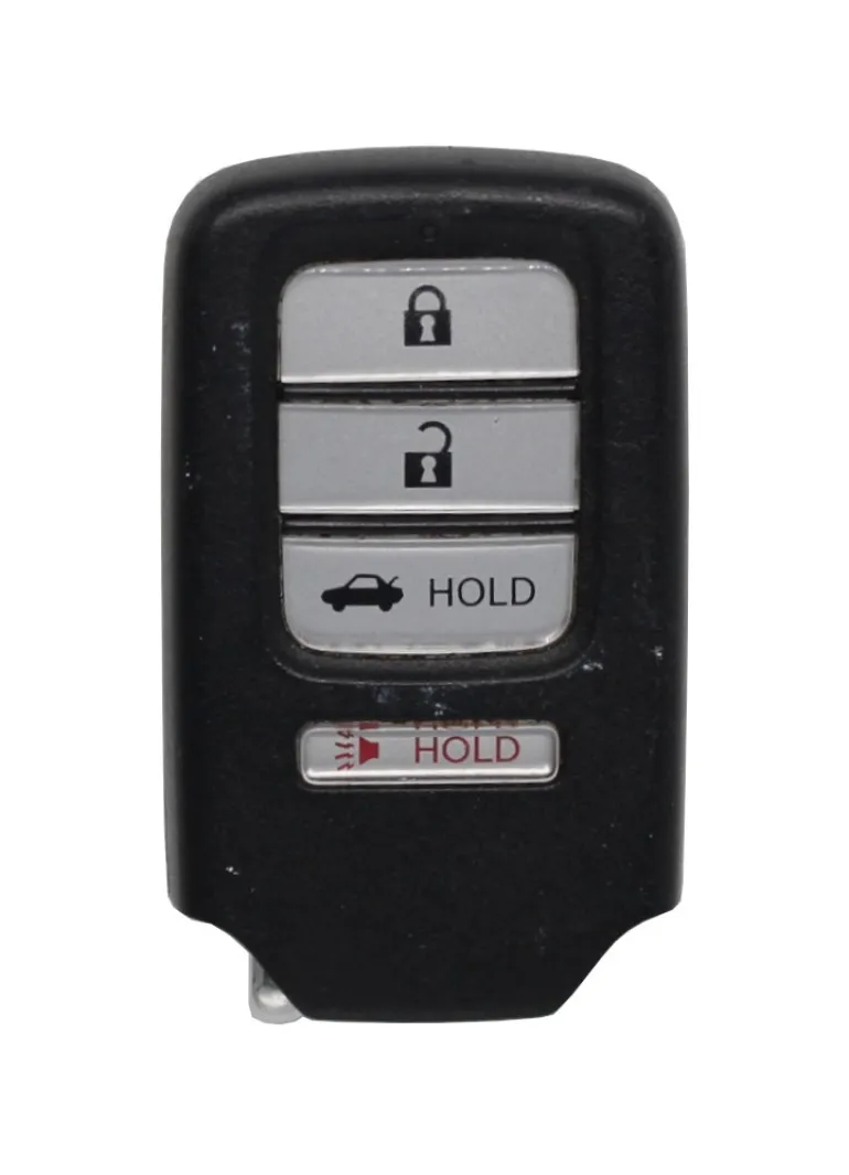 Unrefurbished OEM Honda CWTWB1G0090 Driver 1 4 Button Key Fob - Grade C
