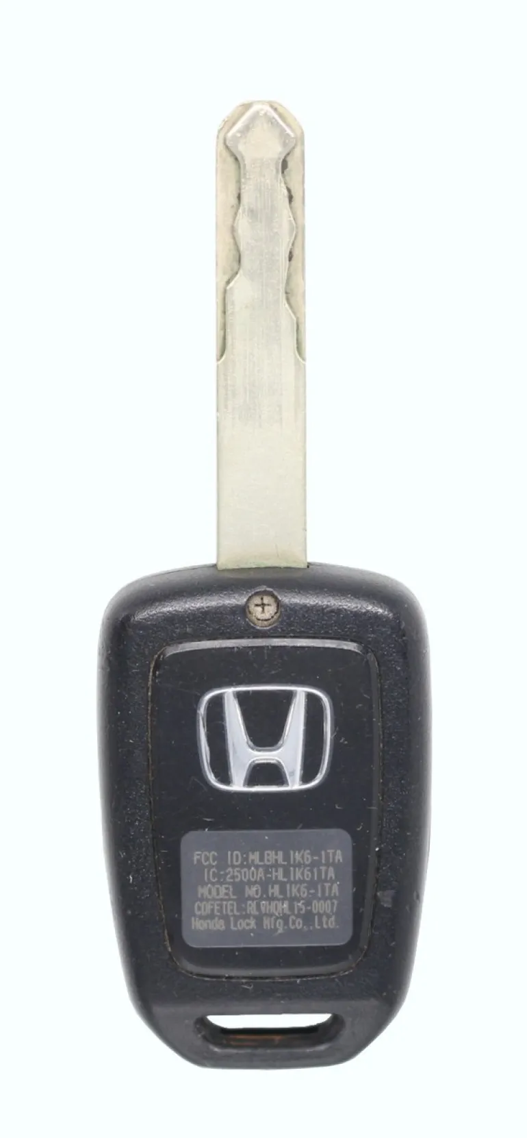 Unrefurbished OEM Honda MLBHLIK6-1TA G Chip 4 Button Key Fob - Grade C