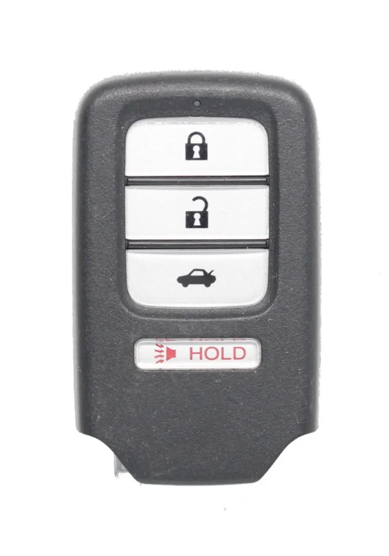 Unrefurbished OEM Honda 72147-T2A-A11 ACJ932HK1210A Driver 1 4 Button Key Fob - Grade A