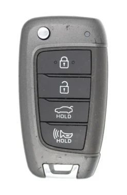 Unrefurbished OEM Hyundai 95430-AA100 NYOMBEC4TX2004 4 Button Key Fob - Grade A
