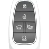 Unrefurbished OEM Hyundai 95440-L1010(DNB) TQ8-FOB-4F27 5 Button Key Fob - Grade A