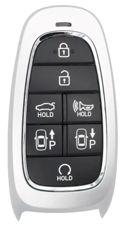 Unrefurbished OEM Hyundai 95440-L1500 TQ8-FOB-4F28 7 Button Key Fob - Grade A