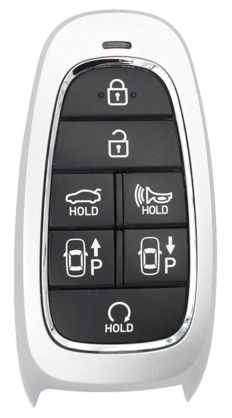 Unrefurbished OEM Hyundai 95440-L1500 TQ8-FOB-4F28 7 Button Key Fob - Grade A