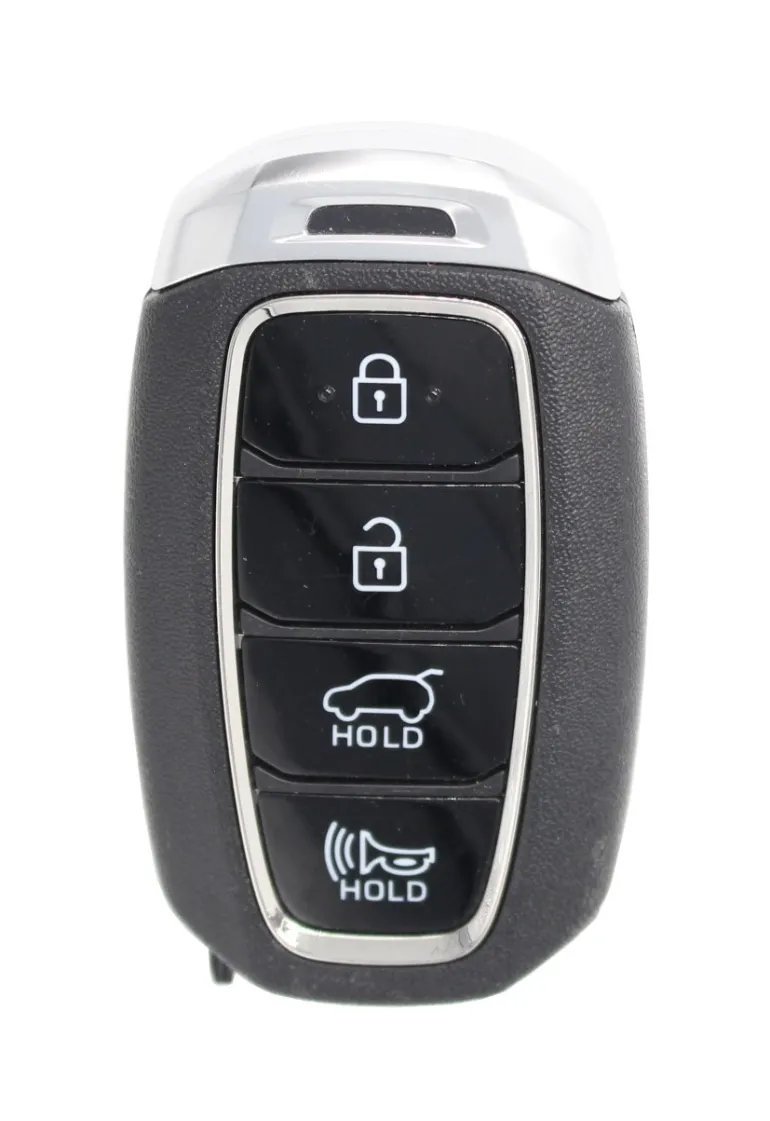Unrefurbished OEM Hyundai MBEC4FOB2004 4 Button Key Fob - Grade C
