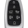 Unrefurbished OEM Hyundai 95440-N9060(NX4) TQ8-FOB-4F28 7 Button Key Fob - Grade A