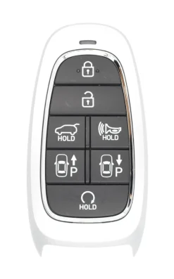 Unrefurbished OEM Hyundai 95440-N9082 TQ8-FOB-4F28 7 Button Key Fob - Grade A