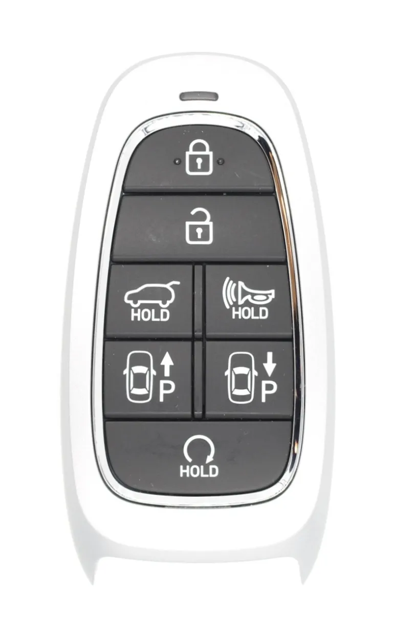 Unrefurbished OEM Hyundai 95440-N9082 TQ8-FOB-4F28 7 Button Key Fob - Grade A