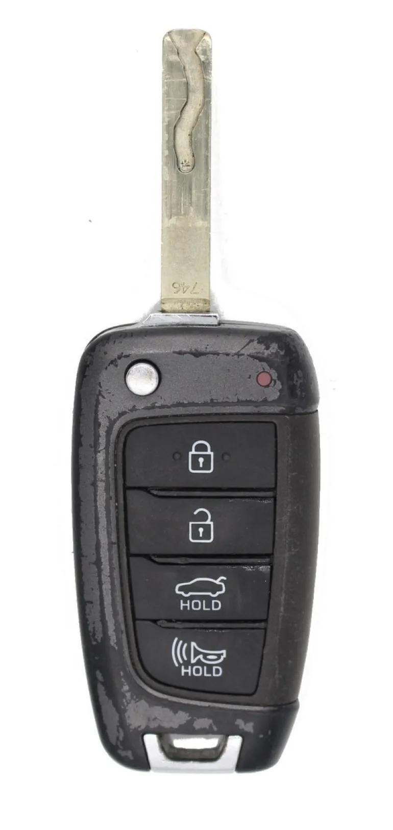 Unrefurbished OEM Hyundai NYOSYEC4TX1707 4 Button Key Fob - Grade C