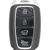 Unrefurbished OEM Hyundai NYOMBEC4FOB2004 4 Button Key Fob - Grade A
