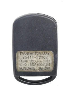 Unrefurbished OEM Hyundai 95411-26203 OSLOKA-221T 3 Button Key Fob - Grade C