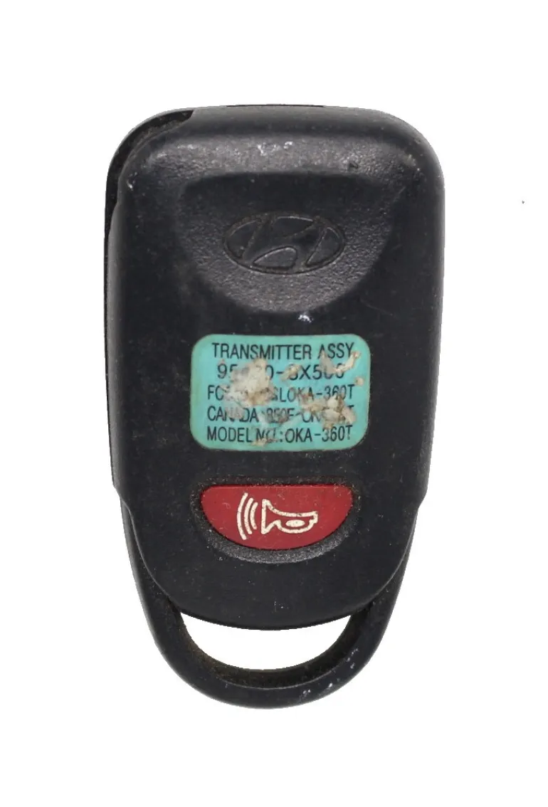Unrefurbished OEM Hyundai OSLOKA-360T 4 Button Key Fob - Grade C