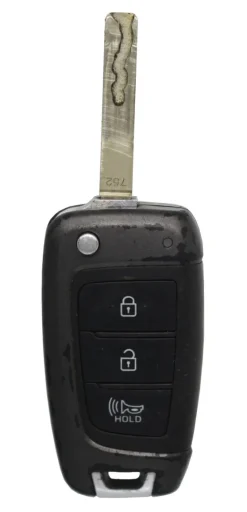 Unrefurbished OEM Hyundai SY5FD1GRGE03 3 Button Key Fob - Grade C