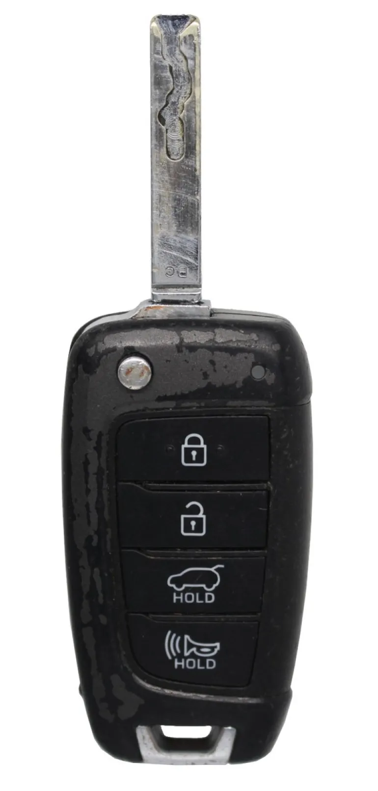 Unrefurbished OEM Hyundai SY5IGRGE04 4 Button Key Fob - Grade C