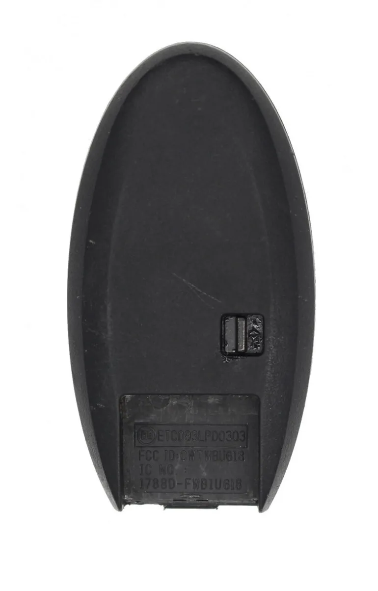 Unrefurbished OEM Infiniti ETC093LPD0303 CWTWBU618 4 Button Key Fob - Grade C