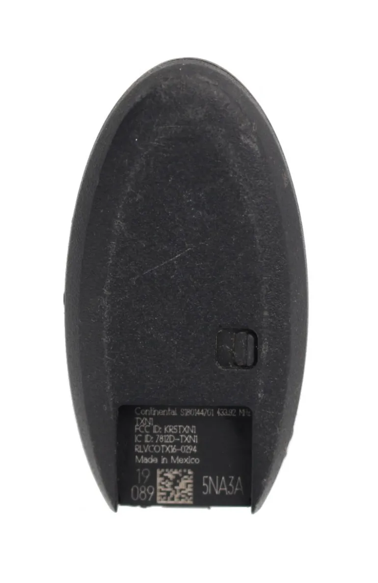 Unrefurbished OEM Infiniti S180144701 5NA3A KR5TXN1 4 Button Key Fob - Grade C
