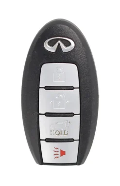 Unrefurbished OEM Infiniti S180144701 5NA3A KR5TXN1 4 Button Key Fob - Grade C