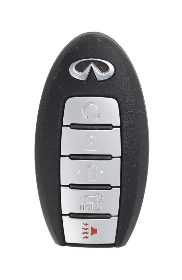 Unrefurbished OEM Infiniti S180144703 5NA7A KR5TXN1 5 Button Key Fob - Grade C