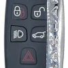 Unrefurbished OEM Jaguar HK83-15K601-AB 5 Buttons Key Fob - Grade A