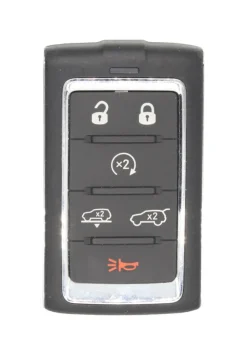 Unrefurbished OEM Jeep 68582671AB M3NWXF0B1 6 Button Key Fob - Grade C