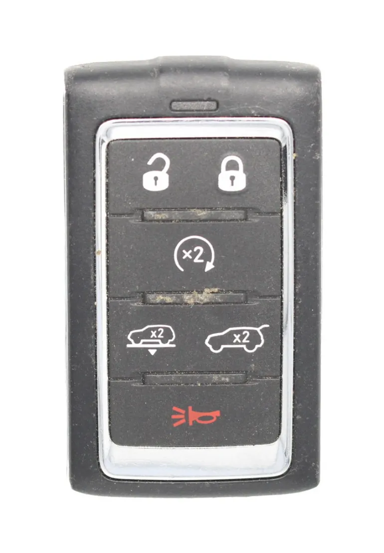 Unrefurbished OEM Jeep 2BAHD-KFW1 6 Button Key Fob - Grade C