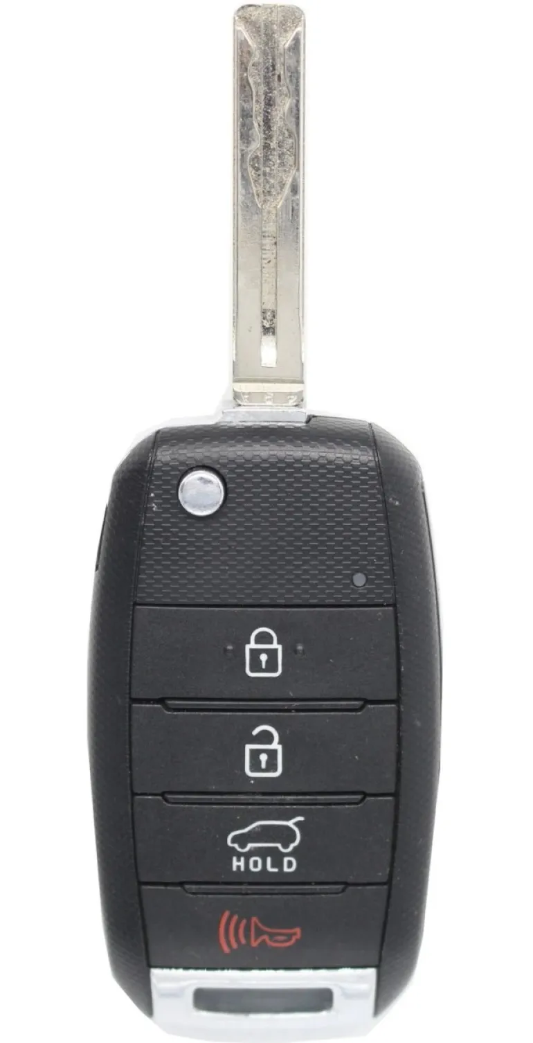 Unrefurbished OEM Kia 95430-B2101 OSLOKA-875T 4 Button Key Fob - Grade A