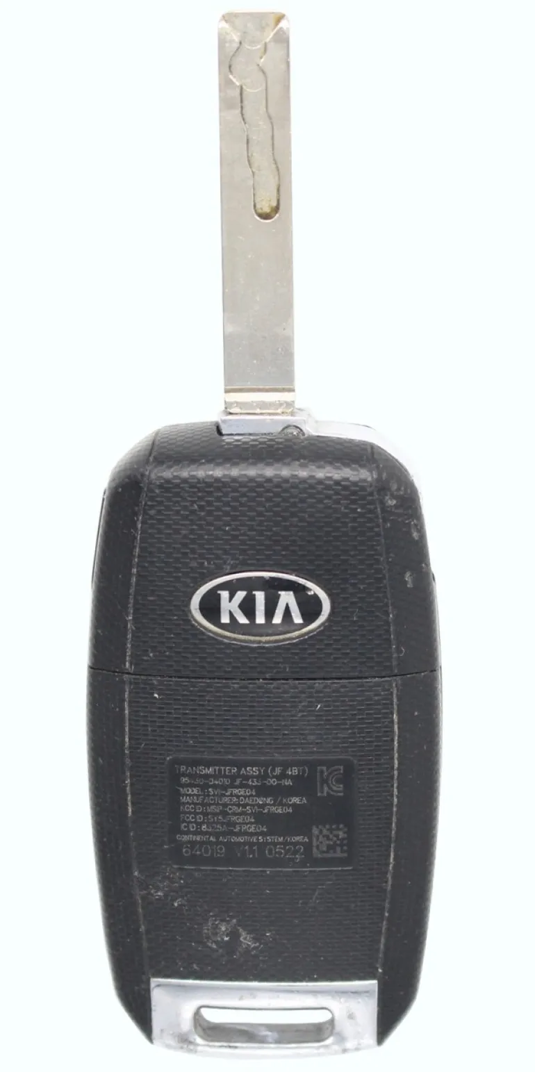 Unrefurbished OEM Kia 95430-D4010 4 Button Key Fob - Grade A