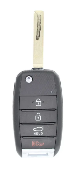 Unrefurbished OEM Kia 95430-H9850 NYOSYEC4TX1611 4 Button Key Fob - Grade A