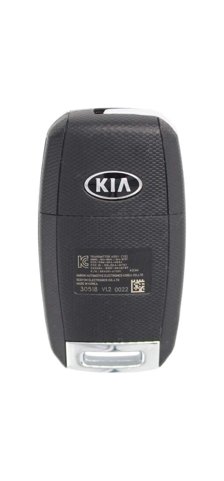 Unrefurbished OEM Kia OSLOKA-875T 4 Button Key Fob - Grade A