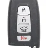 Unrefurbished OEM Kia SVI-HMFNA04 SY5HMFNA04 4 Button Key Fob - Grade A