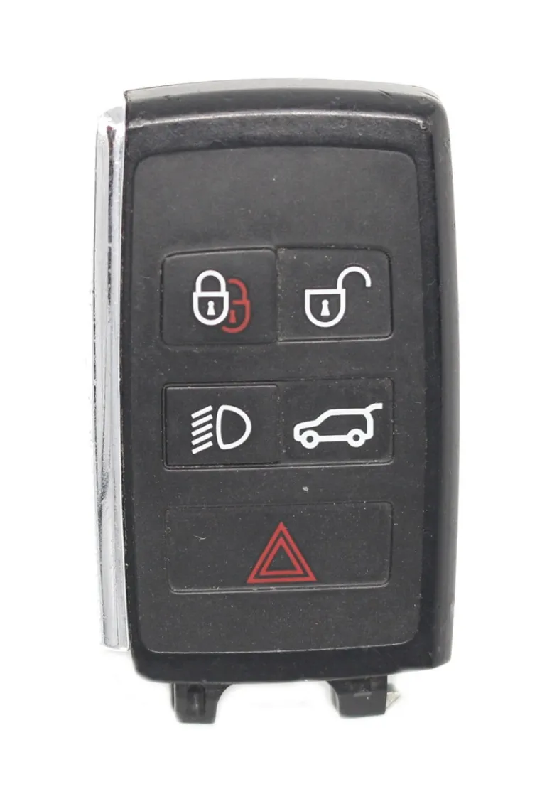Unrefurbished OEM Land Rover JK5M-15K601-CA KOBJXF18A 5 Button Key Fob - Grade C