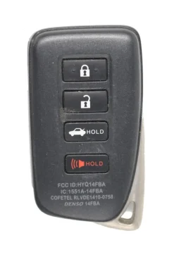 Unrefurbished OEM Lexus 281451-0020 G HYQ14FBA 4 Button Key Fob - Grade A