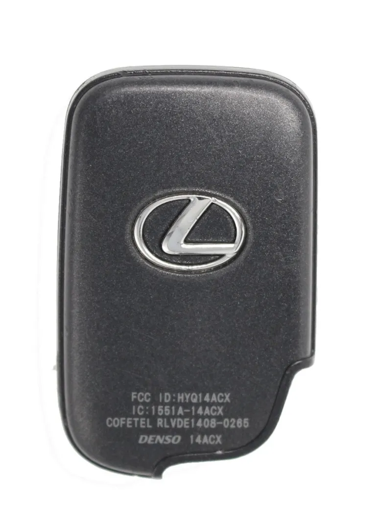 Unrefurbished OEM Lexus 271451-5290 HYQ14ACX 4 Button Key Fob w/ Trunk Release - Grade A
