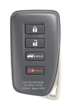 Unrefurbished OEM Lexus HYQ14FLB G Board 4 Button Key Fob - Grade A