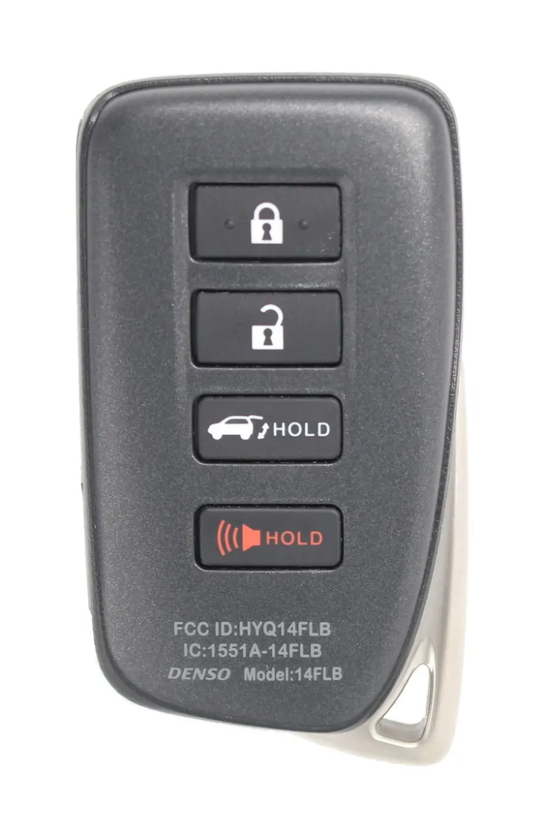 Unrefurbished OEM Lexus HYQ14FLB G Board 4 Button Key Fob - Grade A