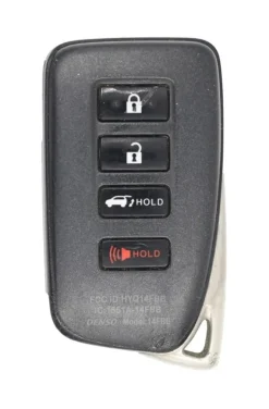 Unrefurbished OEM Lexus 231451-0010 HYQ14FBB 4 Button Key Fob - Grade C