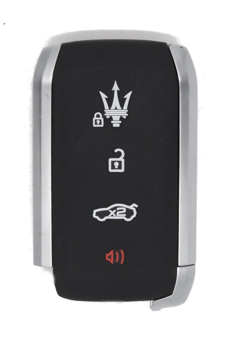 Unrefurbished OEM Maserati 670266152 4 Button Key Fob - Grade C